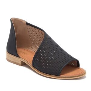 Catherine Malandrino Replay Perforated D’Orsay Cutout Sandals